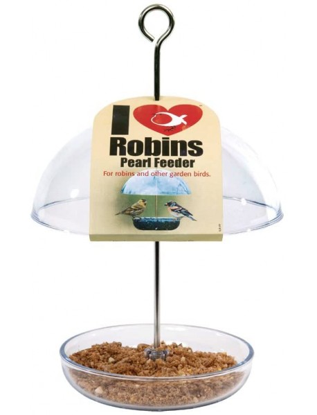 I Love Robins mini 'pearl' feeder