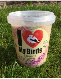 'I Love my Birds' Insect suet tubcake