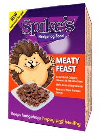 Spike's meaty feast hedgehog food (8 no. sachets)